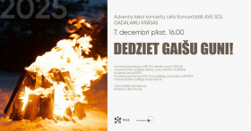 DEDZIET GAIŠU GUNI! / Adventa koncertu cikls "Gadalaiku krāsas 2025"