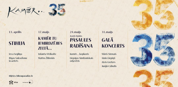 Jauniešu kora “Kamēr…” 35 gadu jubilejas festivāls 13.04.2025.–31.05.2025.