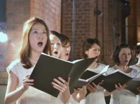 KOBES FILHARMONIJAS KORA (Japāna) un RĪGAS KAMERKORA AVE SOL sadraudzības koncerts FOTOGRĀFIJĀS