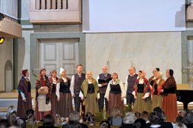 Lībiešu dziesmu ansamblim LIVLIST 40