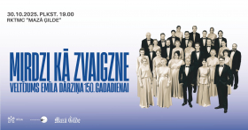 Rīgas kamerkora "Ave Sol" koncerts "Mirdzi kā zvaigzne"
