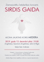 Jauktais koris MEDERA aicina uz Ziemassvētku koncertu SIRDIS GAIDA