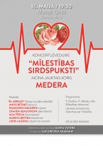 Pavasara koncertuzvedums MĪLESTĪBAS SIRDSPUKSTI