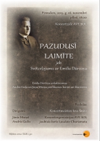 Jauktā kora LAUDATE CHARISMATA koncerts "Pazudusī laimīte jeb Svētceļojums ar Emīlu Dārziņu"
