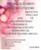 Jauktā kora LAUDATE mātes dienai veltīts koncerts “Pasaules tautu šūpuļdziesmas”